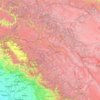 Topografische Karte Jammu and Kashmir, Höhe, Relief