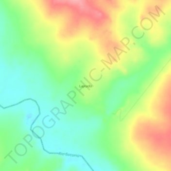 Topografische Karte Lajeado, Höhe, Relief