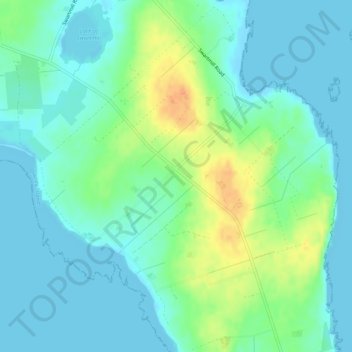 Topografische Karte Skelwick, Höhe, Relief