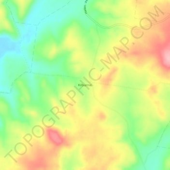 Topografische Karte Kilburnie, Höhe, Relief