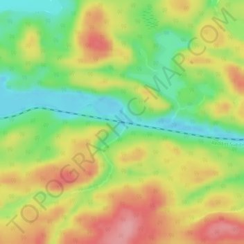 Topografische Karte Favel, Höhe, Relief