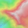 Topografische Karte Gunung Leuser, Höhe, Relief