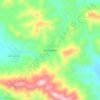 Topografische Karte Palo Colorado, Höhe, Relief