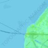 Topografische Karte Goblin Ledge, Höhe, Relief