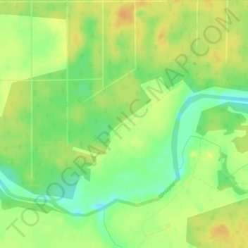 Topografische Karte Schacken, Höhe, Relief