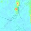 Topografische Karte Kampung Parit Pulai, Höhe, Relief