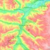 Topografische Karte Краматорск, Höhe, Relief
