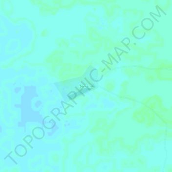 Topografische Karte Santana, Höhe, Relief