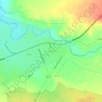 Topografische Karte Villa de Soto, Höhe, Relief