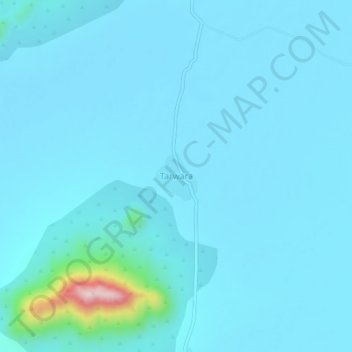 Topografische Karte Tarwara, Höhe, Relief