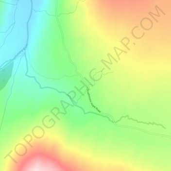 Topografische Karte Allnabad, Höhe, Relief