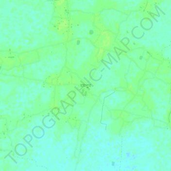 Topografische Karte Roypur, Höhe, Relief