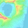 Topografische Karte Taal Volcano National Park, Höhe, Relief