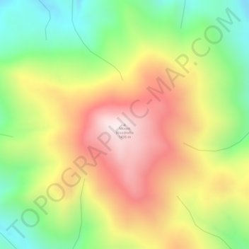 Topografische Karte Mount Woodroffe, Höhe, Relief