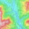 Topografische Karte Fuipiano al Brembo, Höhe, Relief