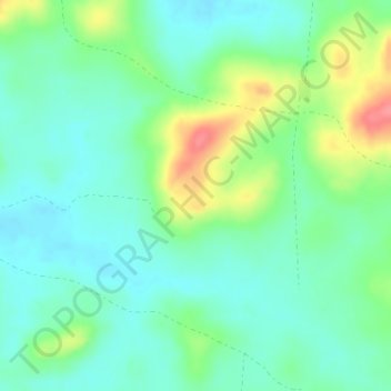 Topografische Karte Los Mutimentos, Höhe, Relief