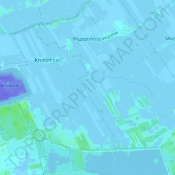 Topografische Karte Moordorf, Höhe, Relief