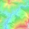 Topografische Karte Okhal, Höhe, Relief
