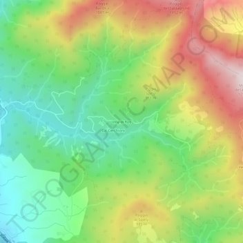 Topografische Karte Ville di Roti, Höhe, Relief
