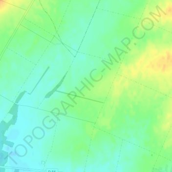Topografische Karte Le Haut de Chatillon, Höhe, Relief
