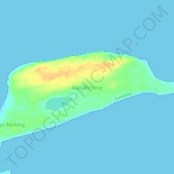Topografische Karte Bajo Medang, Höhe, Relief