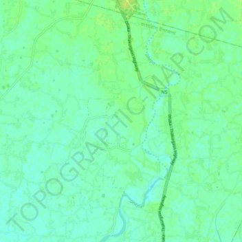 Topografische Karte Kaharole, Höhe, Relief