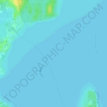 Topografische Karte Schweriner See, Höhe, Relief