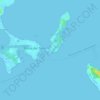 Topografische Karte Isla Carenero, Höhe, Relief