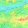 Topografische Karte Le Chêne Morand, Höhe, Relief