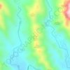 Topografische Karte Cerro El Sunzal o Izcanal, Höhe, Relief