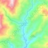 Topografische Karte Desa Sa'dan To'Barana, Höhe, Relief