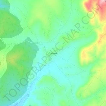 Topografische Karte Bujarrabal, Höhe, Relief