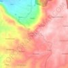 Topografische Karte Sumbermanjing Wetan, Höhe, Relief