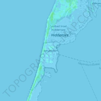 Topografische Karte Neuendorf, Höhe, Relief