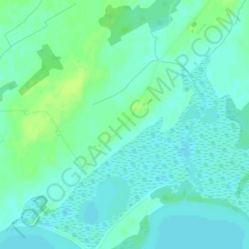 Topografische Karte Amherst Island, Höhe, Relief