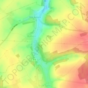 Topografische Karte Corrot, Höhe, Relief