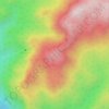 Topografische Karte Gunung Berembun, Höhe, Relief