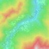 Topografische Karte Masanti di sotto, Höhe, Relief
