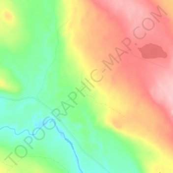 Topografische Karte Djupfors, Höhe, Relief