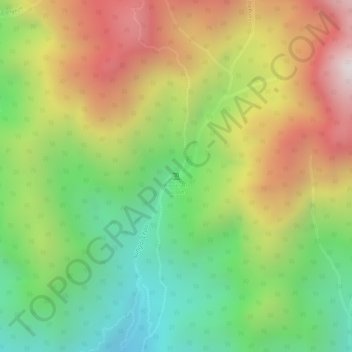 Topografische Karte Lepoh Waterfall, Höhe, Relief