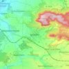 Topografische Karte Iphofen, Höhe, Relief