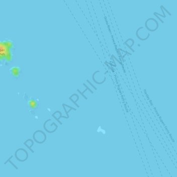 Topografische Karte Client Reefs, Höhe, Relief