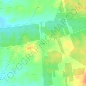 Topografische Karte Ma`an, Höhe, Relief