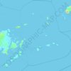 Topografische Karte Tancolaiuan Island, Höhe, Relief