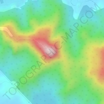 Topografische Karte Bukit Bauk, Höhe, Relief