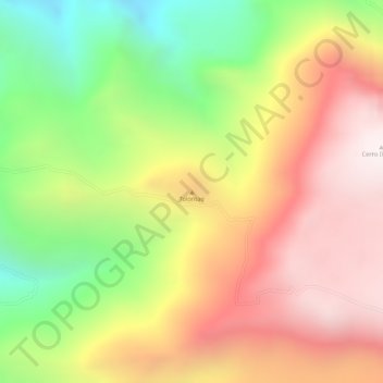 Topografische Karte Tolontag, Höhe, Relief