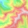Topografische Karte Parrozelos, Höhe, Relief