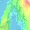 Topografische Karte Garelochhead, Höhe, Relief