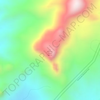 Topografische Karte Sydney Heads, Höhe, Relief