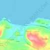 Topografische Karte Paciran, Höhe, Relief